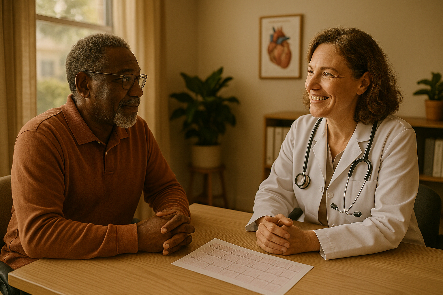 high blood pressure and heart disease checkup